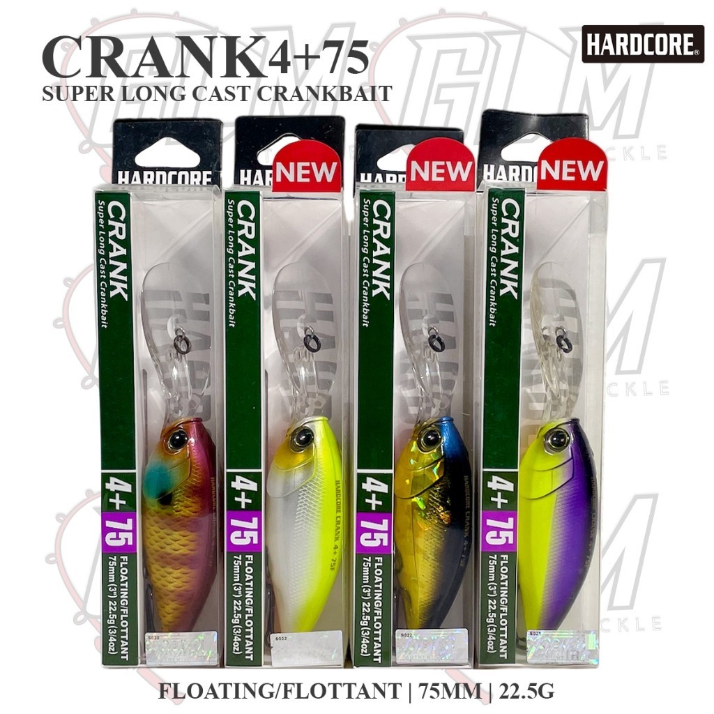 DUEL HARDCORE CRANK 4+75 SUPER LONG CAST CRANKBAIT FLOATING / FLOTTANT ...