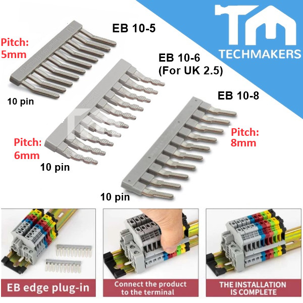 EB/EBL Short Bar for TerminalBlock MBK2.5-E UK2.5N UK3N FixedBridge ...