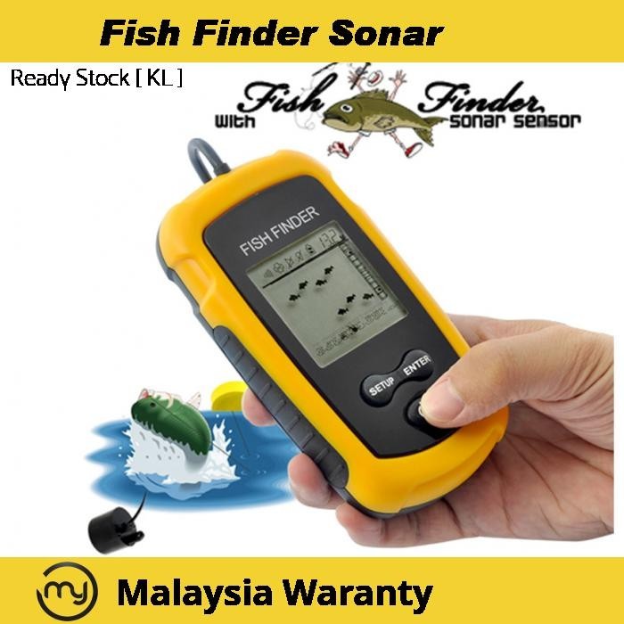 IN STOCK] Lake Sea Fishing Smart Portable Fish Finder Depth Alarm Wireless  Sonar Sensor