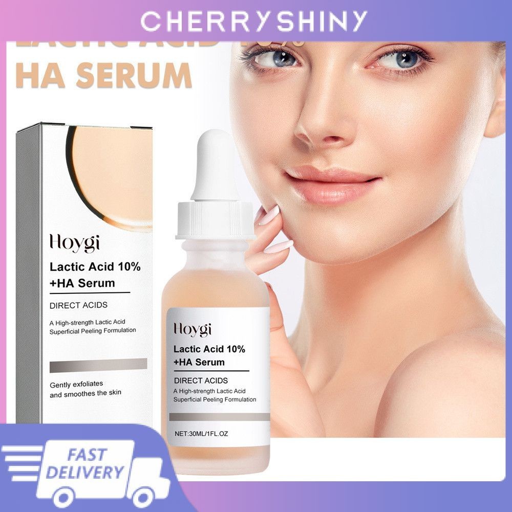 HOT！ HOYGI Lactic Acid Facial Essence Natural Lactic Acid 10% HA Serum ...