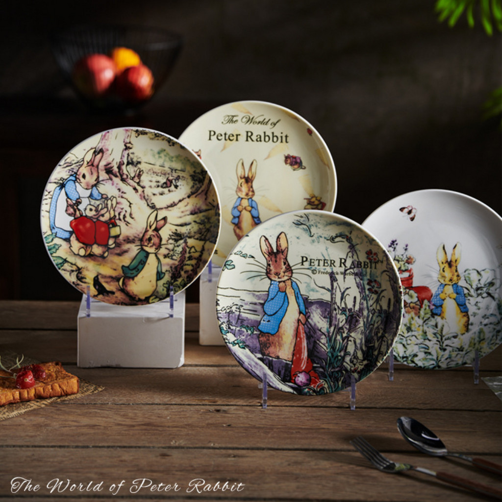 Peter Rabbit Ceramic Plates Cute Children Dinningware Cartnoon Bone ...