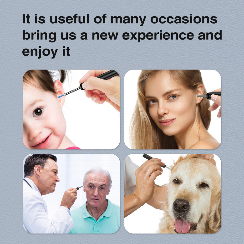 Wireless Luminous Endoscopic 3.9 Handy Tool Ear Picking Spoon Ear Wax