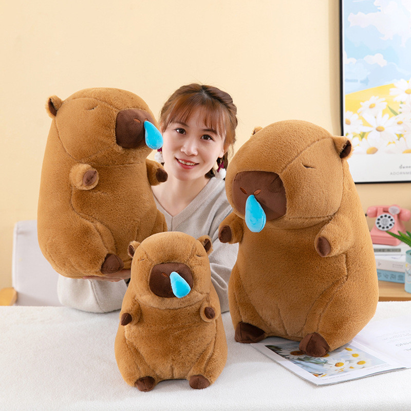 Kapibara Snot Doll Influencer Doll Plush Toy Pillow Capybara Free Girl ...