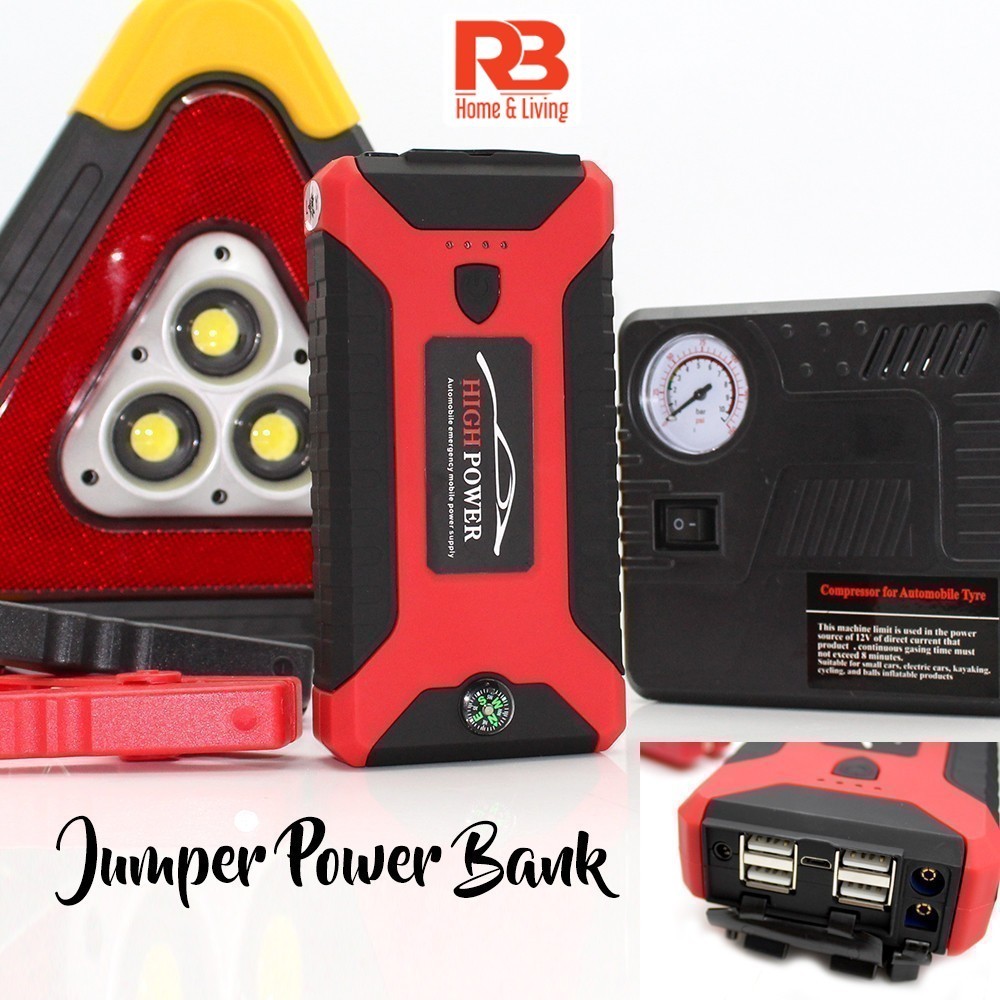 Jumper Powerbank 99800mAh Car Jumper Power Bank Car Jumper Kereta