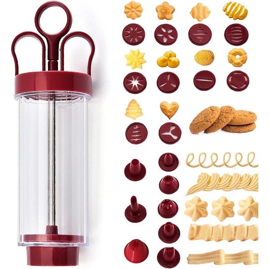 Cookie Press, Cookie Press for Baking Cookie Press Gun Kit with 10 ...