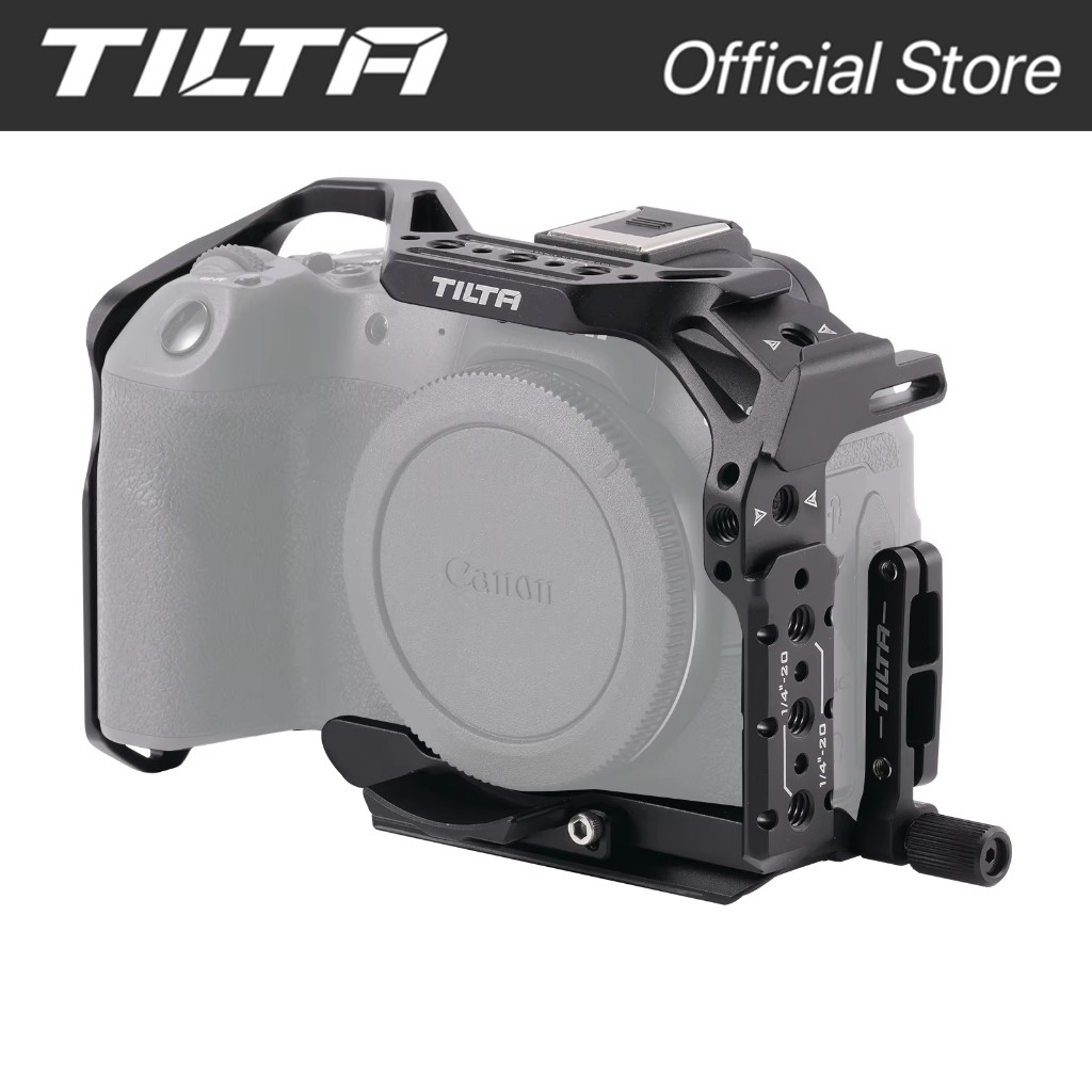 Tilta R8 Cage Volledige Camerakooi Voor Canon R8 - Met EF-R Adapter, Kabelklem En ARCA Plate - Zwart