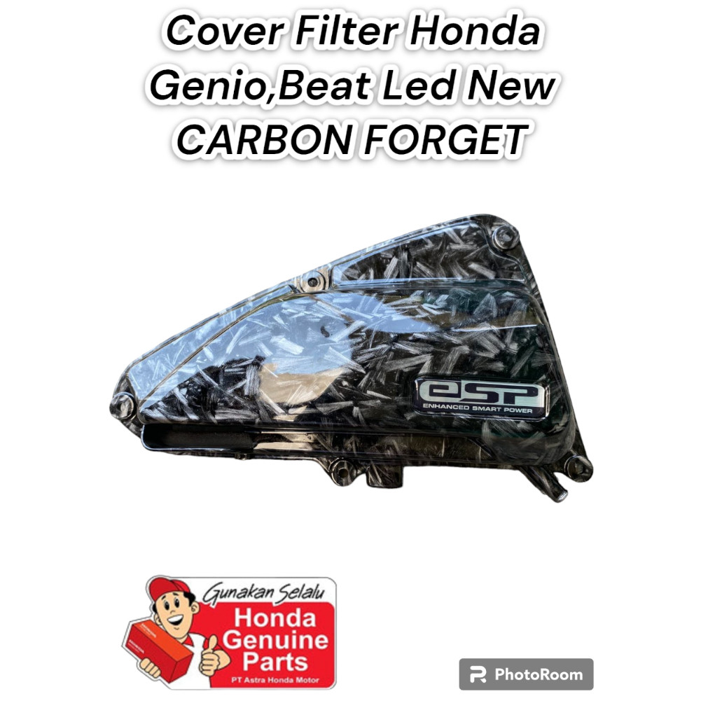 Air filter Box Cover beat new, scoopy new, genio Carbon dipped with ...