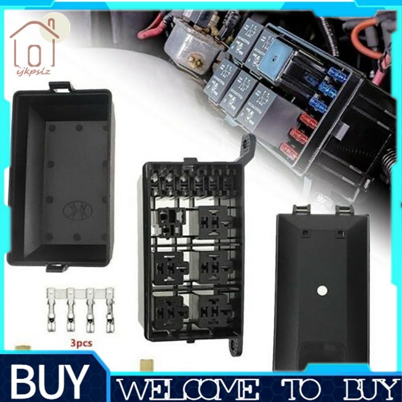 Fuse-Relay Box 5-Fuse Holders 6 Relay Block Holders Fuse-Block 12V Fuse ...