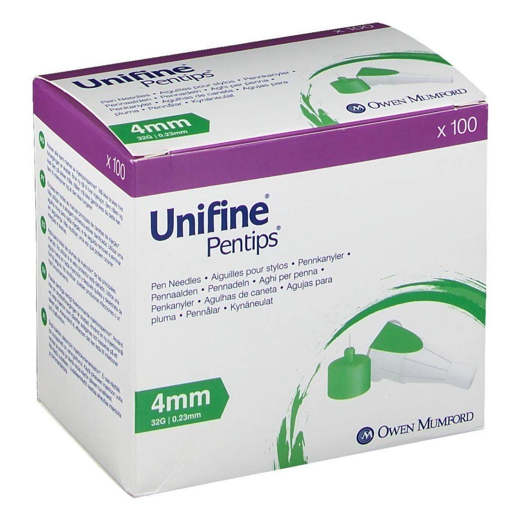 Unifine Pentips Insulin Pen Needles 32g x 4mm 100s | Shopee Malaysia