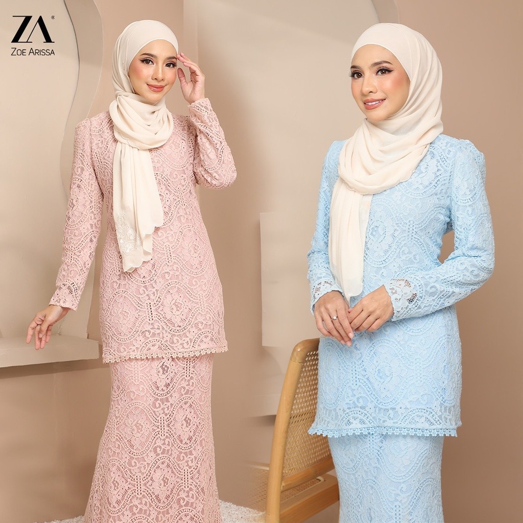 Giovanni Baju Kurung Raya 2024 full lace baju raya 2024 viral baju kurung moden 2024 classic