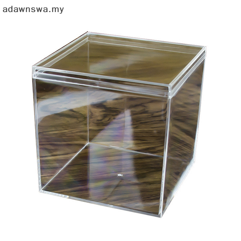ADAWA Square High Transparent Plastic Box Betta Breeding Box Mini Candy ...