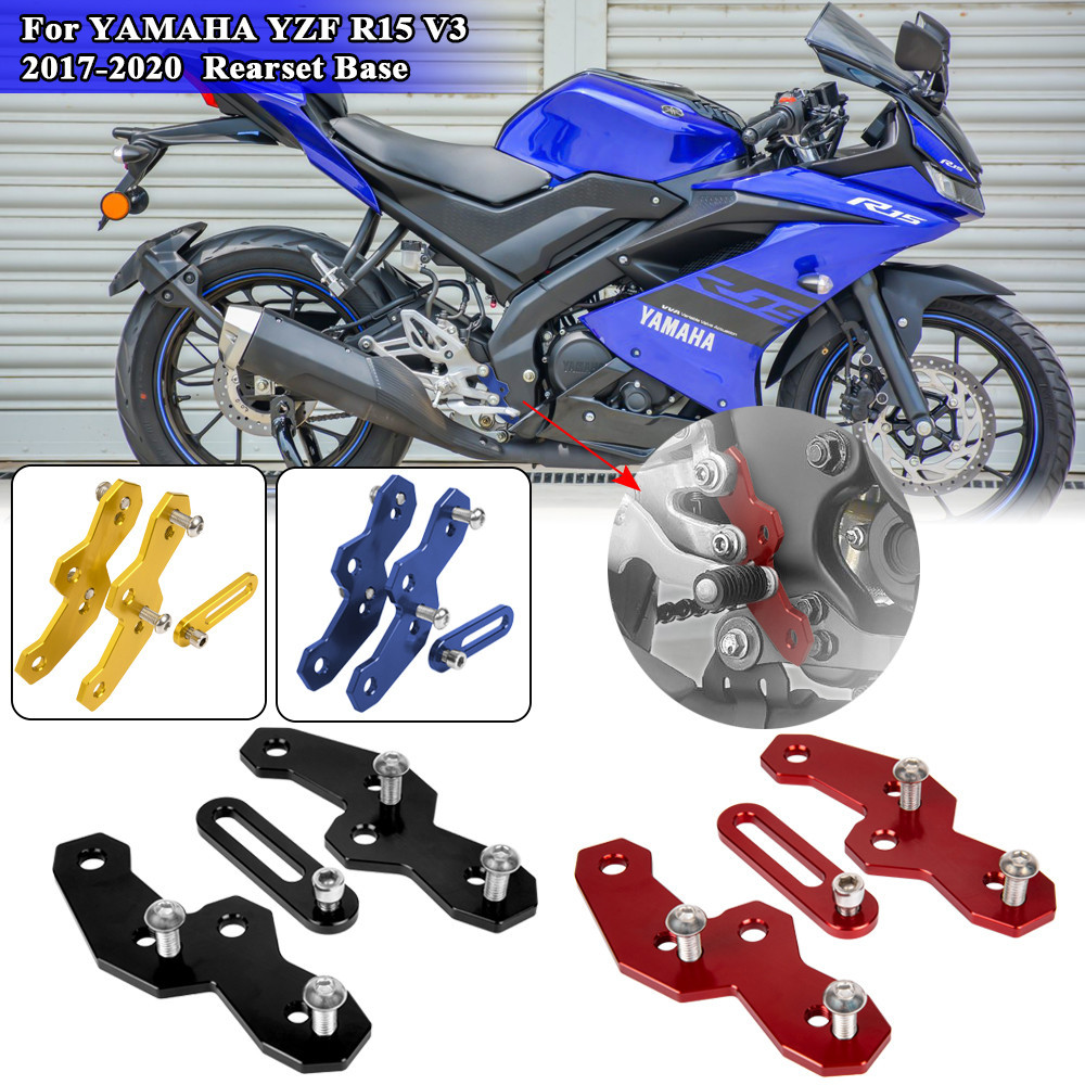 Motorcycle Rearset Base Footrest Footpeg Foot Pegs Pedals Bracket for
