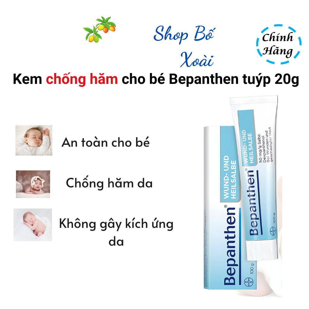 Bepanthen Diaper Rash Cream For Babies, Reduces Itchy Acne, Heals ...