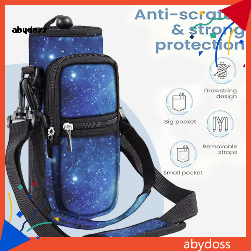 ABY Anti-fall Bottle Cover Insulated Water Bottle Holder Sling Bag with ...