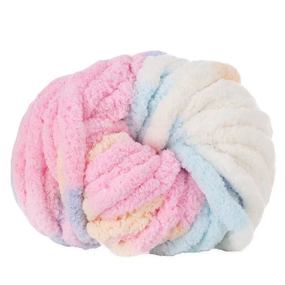 Chunky Chenille Yarn for Crocheting, Bulky Thick Fluffy Yarn for ...