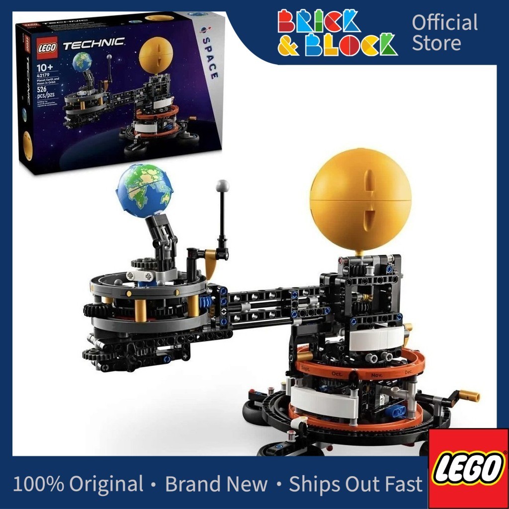 LEGO 42179 Planet Earth and Moon in Orbit LEGO Technic Shopee Malaysia