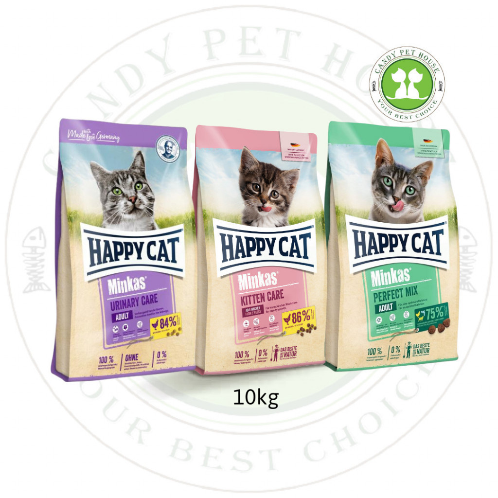 Happy Cat Minkas Cat Dry Food ( Perfect Mix / Urinary Care / Kitten ...