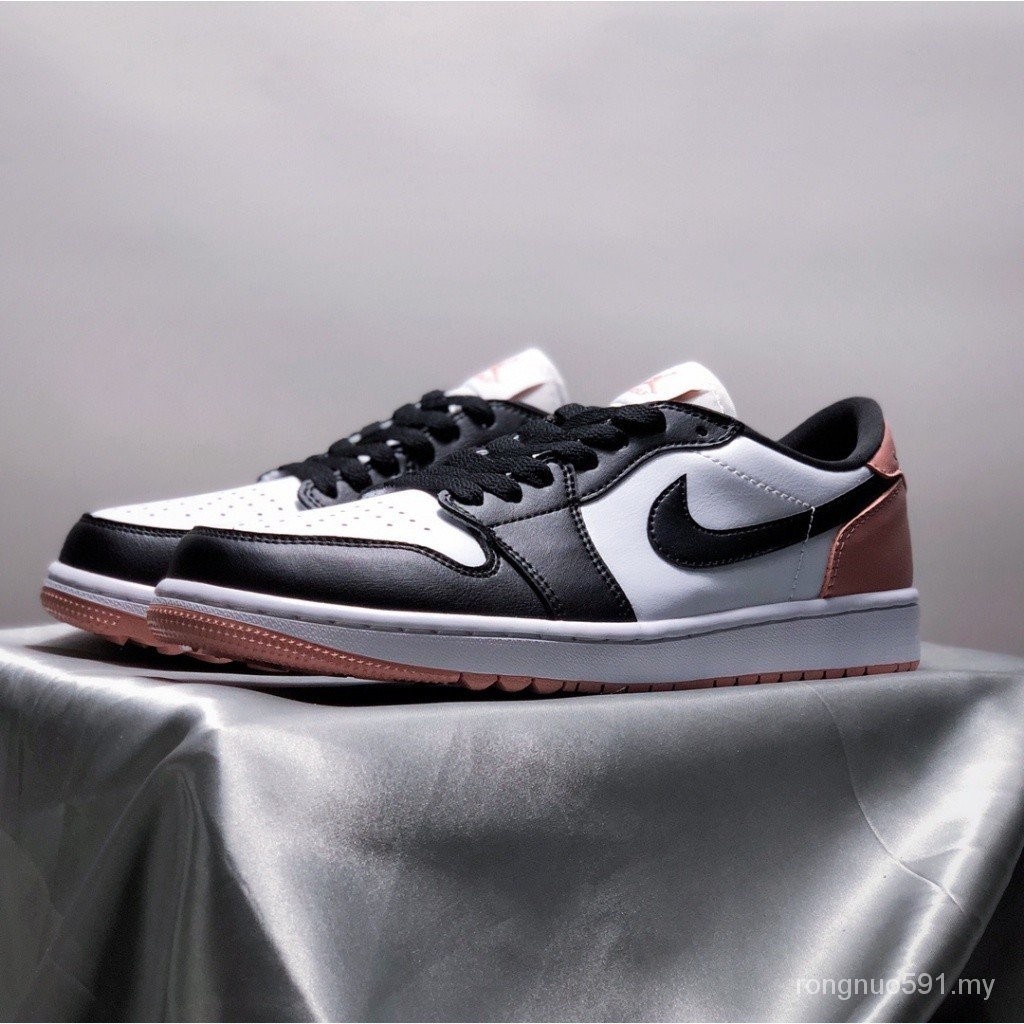 Yciu Air Jordan 1 Low X Golf White Powder Ni ** To Casual Shoes For 