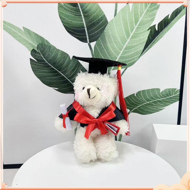 Mini Graduation Bear Girls Toys Baby Plush Small Carabiner Accessories ...