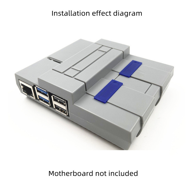 For Raspberry Pi Generation 5 Retro Shell Gaming Console Boxes | Shopee ...