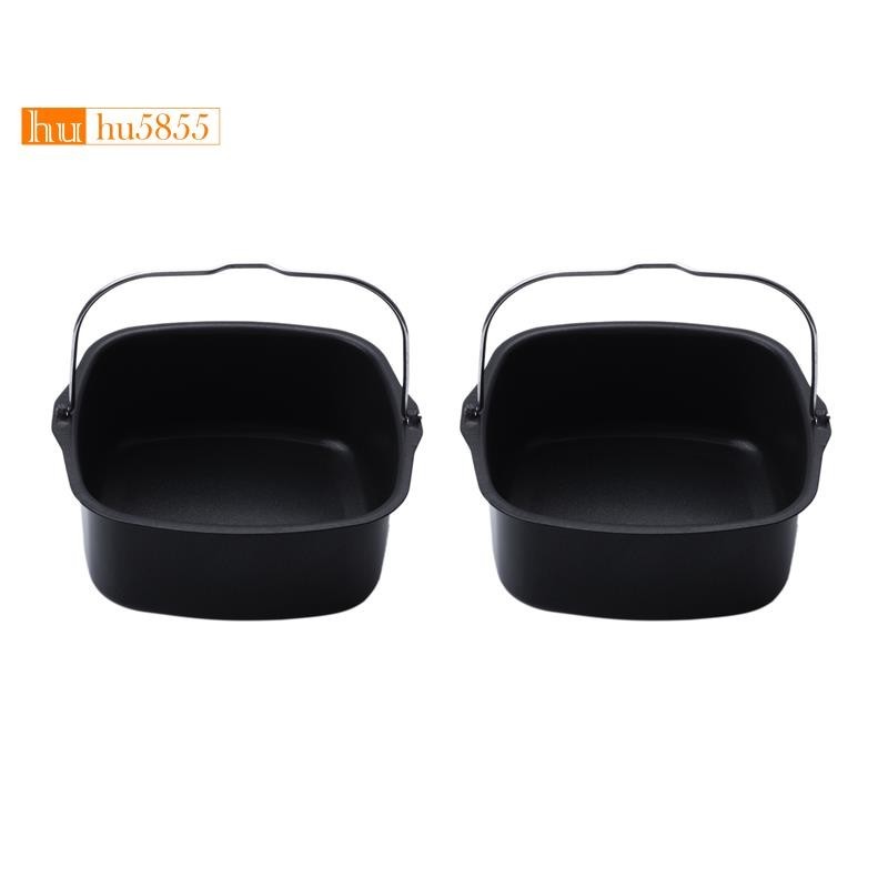 2X Air Fryer Electric Fryer Accessory NonStick Baking Dish Roasting