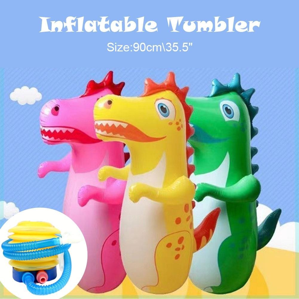 90cm Kids Inflatable Boxer 3D Boxing Punching Tumbler Educational ...