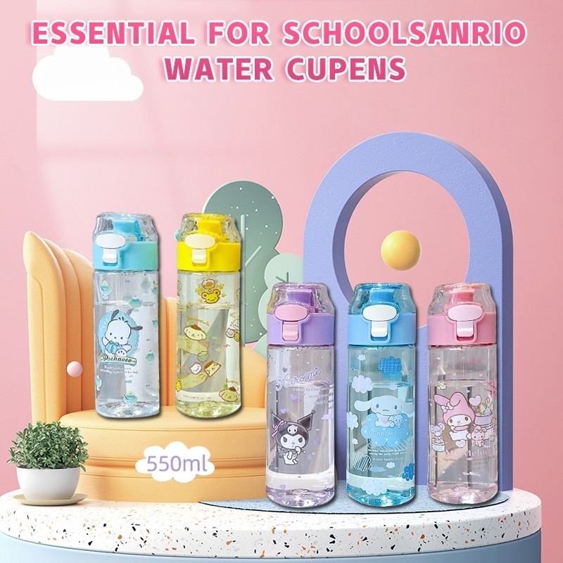 Sanrio Tritan BPA Free Cup 550ml Transparent Botol Air Water Tumbler ...