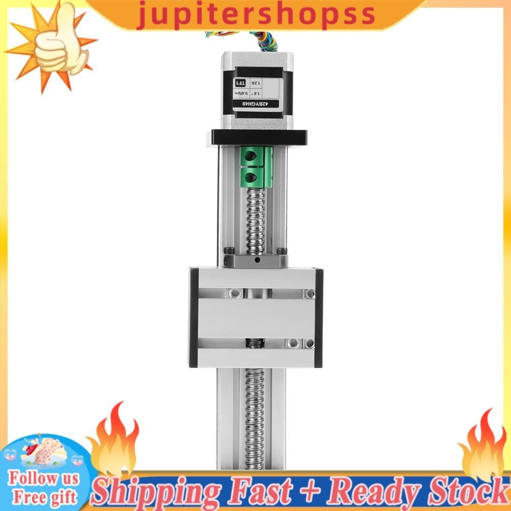 Jupitershopss Ball Screw Slide with a Stepper Motor Linear Stroke Long ...