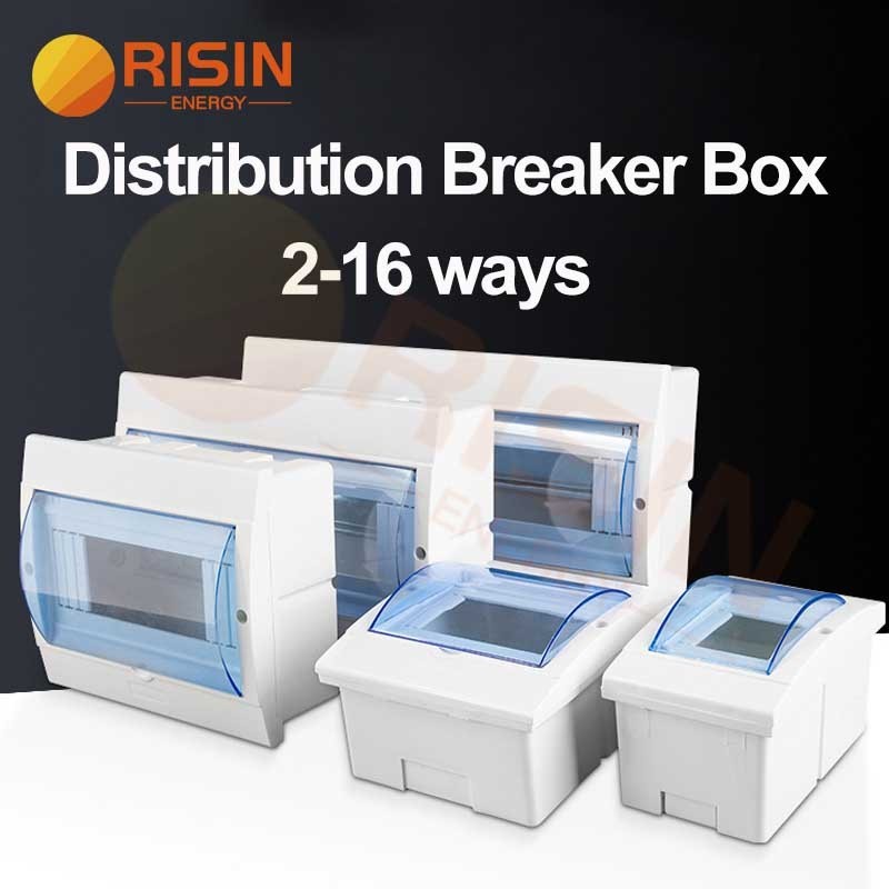 plastic distribution box electrical junction box 2 4 6 8 12 16 ways for