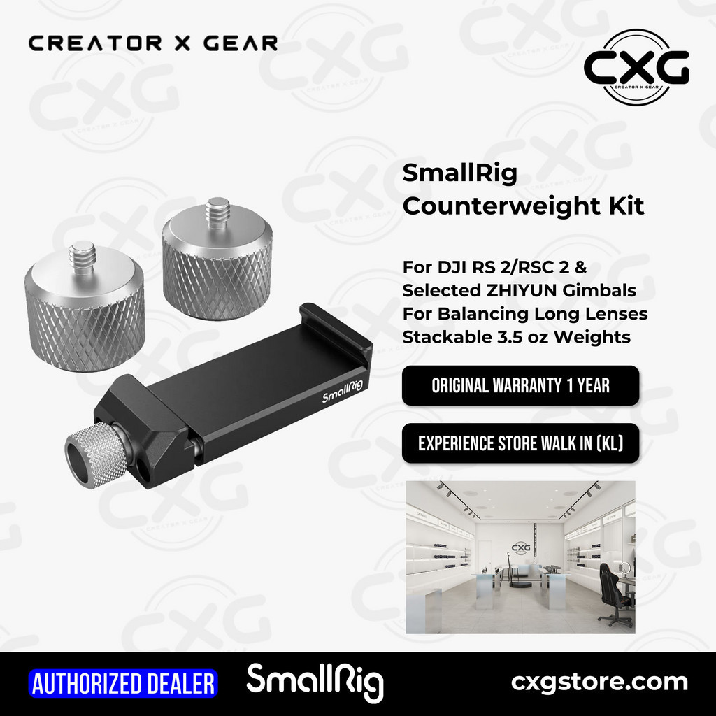SmallRig Counterweight Kit for DJI RS 5 / RS 3 / RS 3 Pro / DJI RS 2 ...