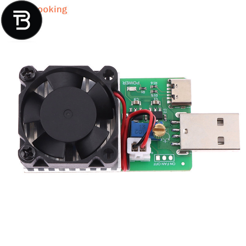 Testeur De Batterie USB / Résistance De Charge électronique 3.7-13V 15W Avec Ventilateur - Neuf