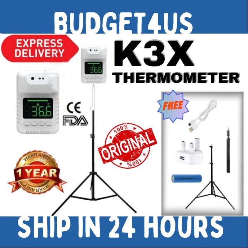 Kl🔥k3x Full Combo Set My Ship Within 24h K3x Thermometer Non Contact Digital Thermometer 4463