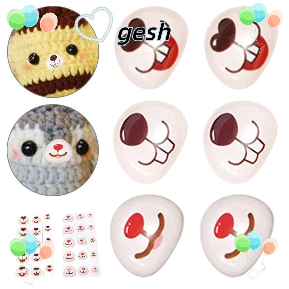 GESH1 Anime Figurine Doll, MouthChips Paper cute Cartoon Mouth Stickers ...