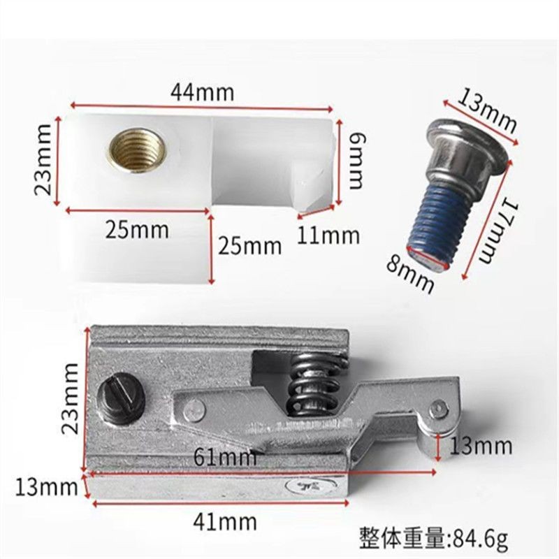Door Closer Nylon Universal Buffer Door Closer Positioning Lock Hidden ...