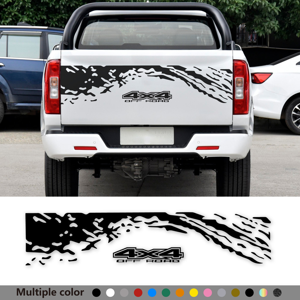 Pickup Trunk Tailgate Sticker Apply For Ford Ranger Raptor Isuzu NAVARA ...