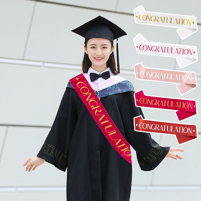 2024 Graduation Sash Etiquette Belt Graduation Shoulder Strap Graduate ...