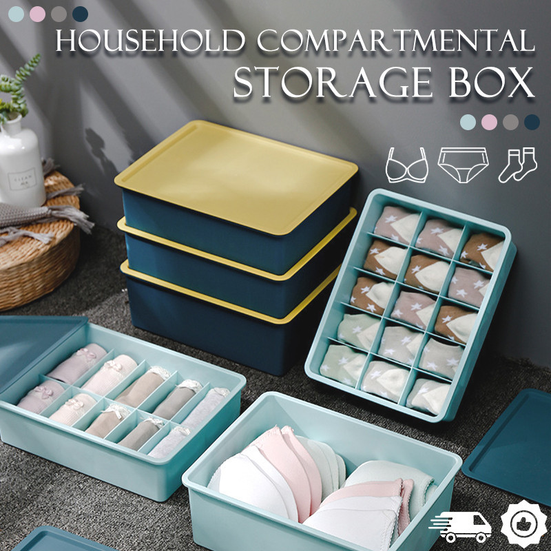(COVER only) High-Quality Bra Underwear Socks Stackable Storage Box ...