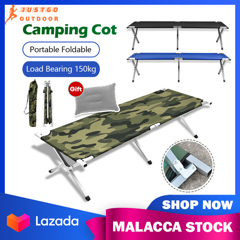 Camping Cots 190CM Foldable Lightweight Camping Bed Outdoor Travel