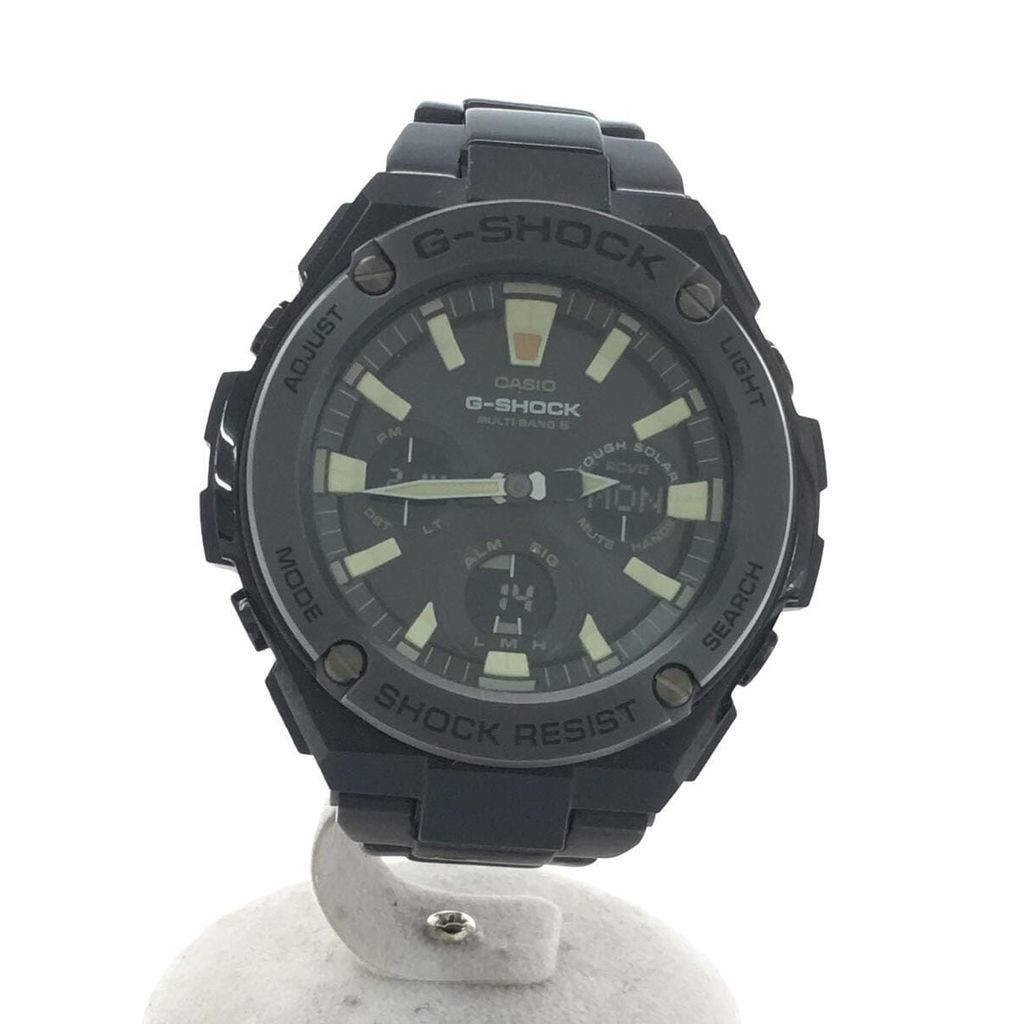 Casio Wrist Watch G Shock Black Mens Solar Stainless Direct From Japan