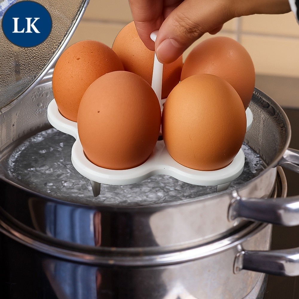 LK Health Pot Plastic Pot Egg Cooker / Steam Egg Rack / Kitchen Cooker ...