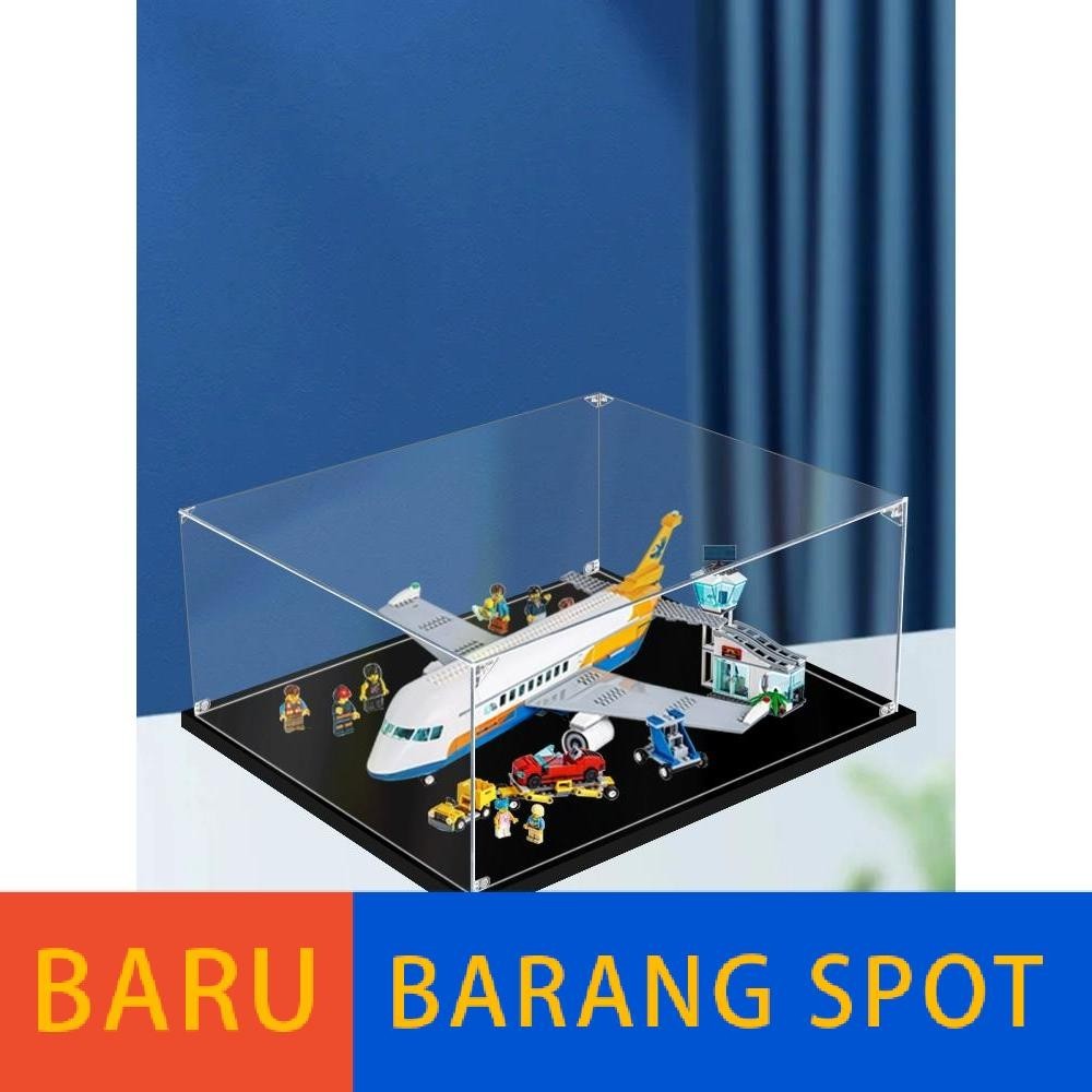 Figure Display Box City Set Passenger Transport Airplane City Acrylic ...