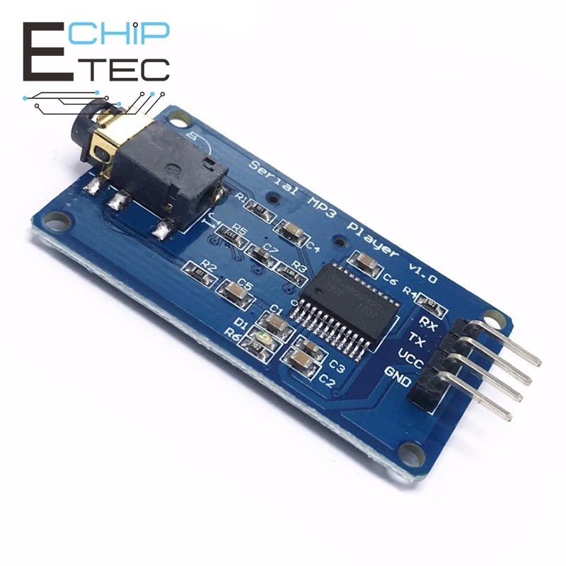 1PCS YX5300 UART TTL Serial Control MP3 Music Player Module Support MP3 ...