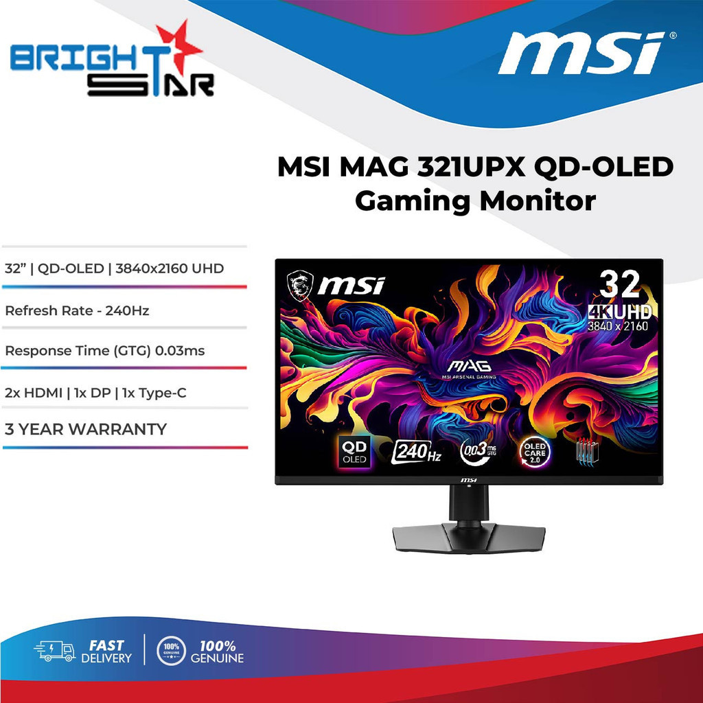 MSI MAG 321UPX QD-OLED 32