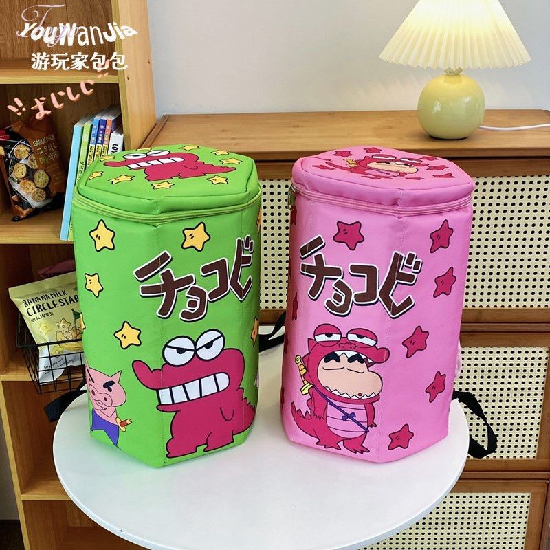 Crayon Shin-chan Badminton Racket Bag Backpack Biscuit Bag Travel Bag ...