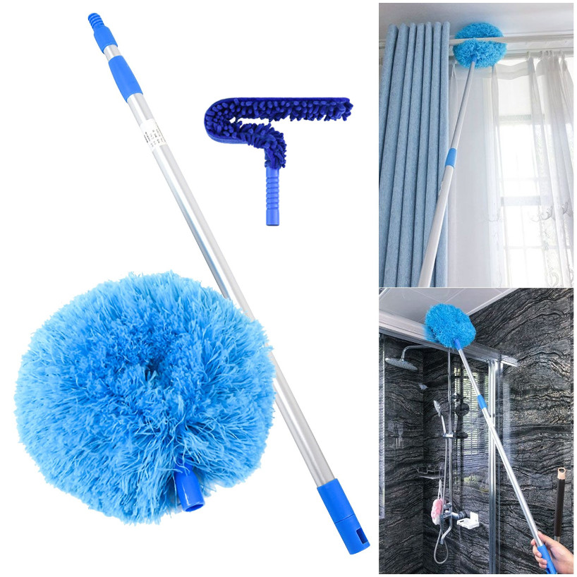 Ceiling Fan Duster Cleaner Brush Cobweb Cleaning Tool Long Extendable