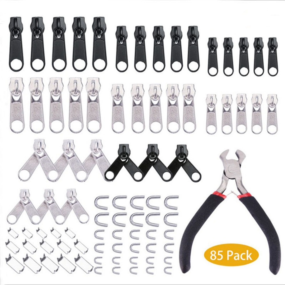 85PCS/set Universal zipper repair kit Zipper Repair Pliers Instant Fix