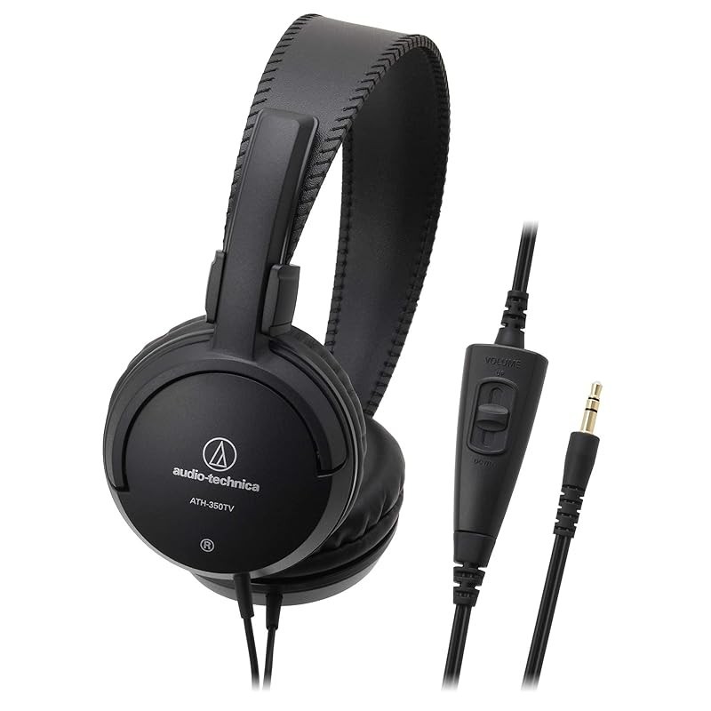 [Direct from Japan]Audio-Technica ATH-350TV Headphones, wired, for TV ...