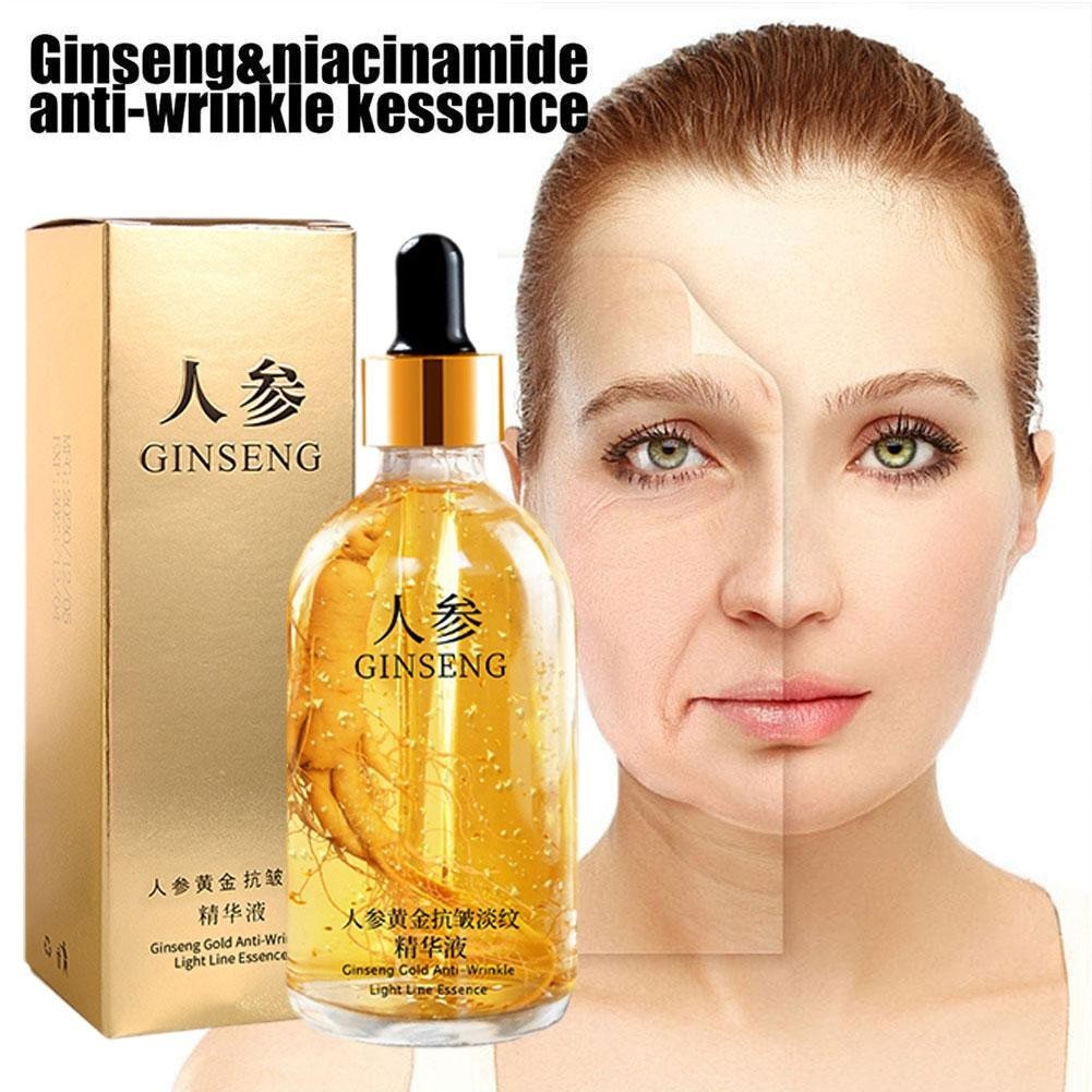 Ginseng Essence 100ml Gold Polypeptide Anti-Wrinkle Essence Lighten ...