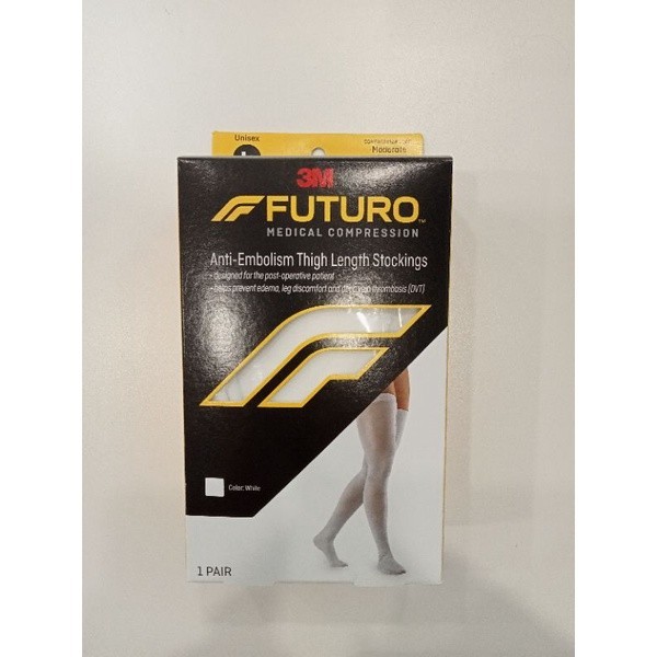 3M FUTURO Anti-Embolism Thigh Length Stockings 1 Pair (L Size) | Shopee ...