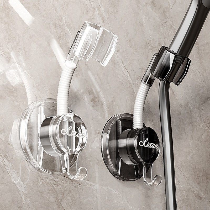 Adjustable 360 Degrees Shower Head Holder with Hook Bathroom Punch Free ...